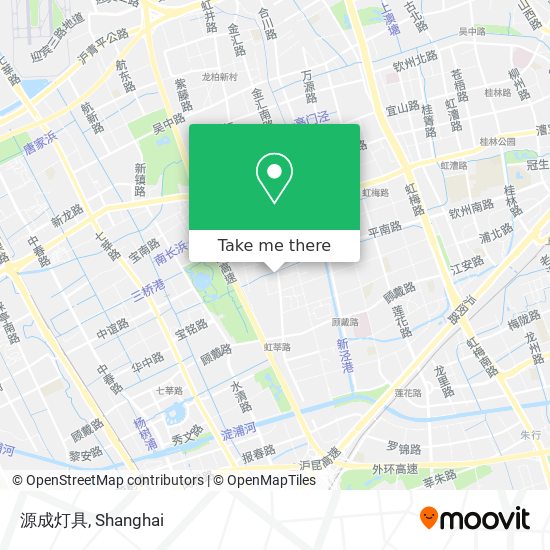 源成灯具 map