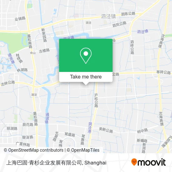 上海巴固·青杉企业发展有限公司 map