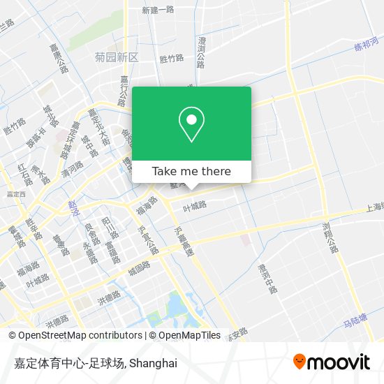 嘉定体育中心-足球场 map
