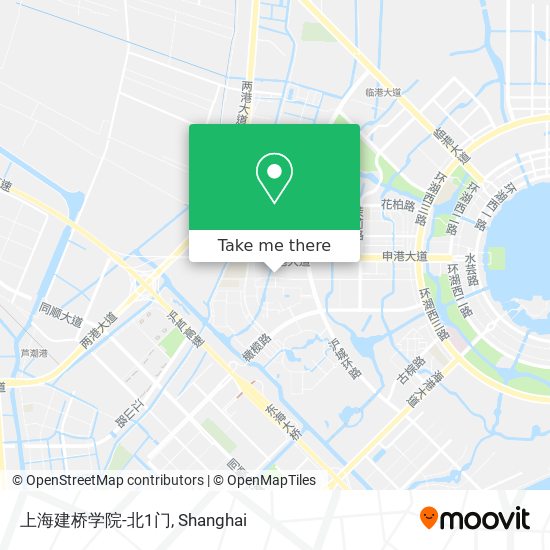 上海建桥学院-北1门 map