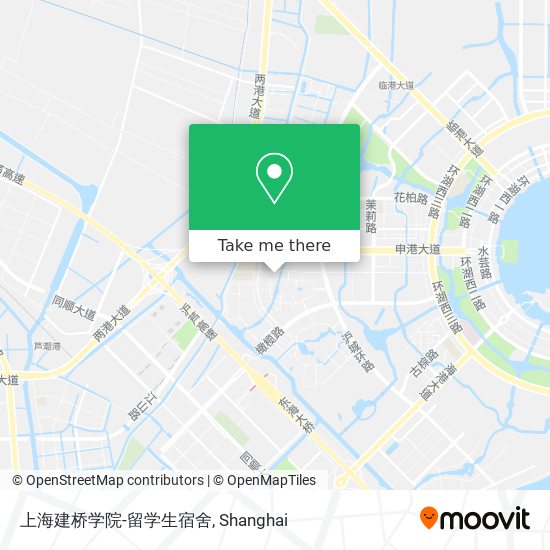 上海建桥学院-留学生宿舍 map