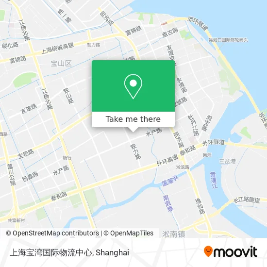 上海宝湾国际物流中心 map