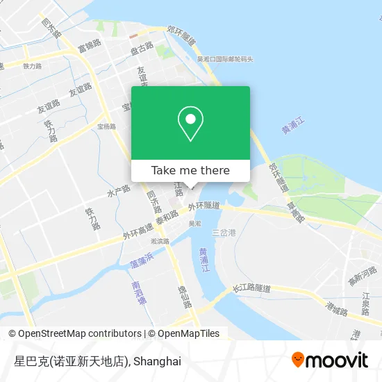 星巴克(诺亚新天地店) map