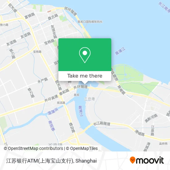 江苏银行ATM(上海宝山支行) map
