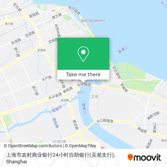 上海市农村商业银行24小时自助银行(吴淞支行) map