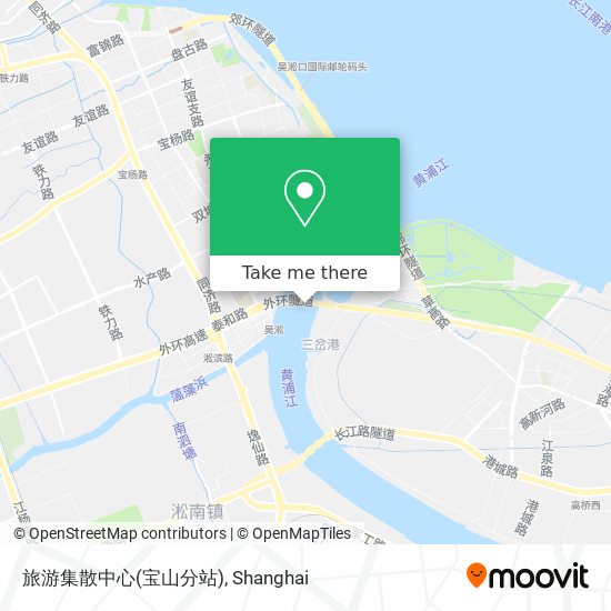 旅游集散中心(宝山分站) map