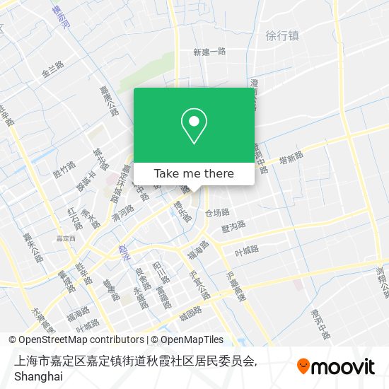 上海市嘉定区嘉定镇街道秋霞社区居民委员会 map