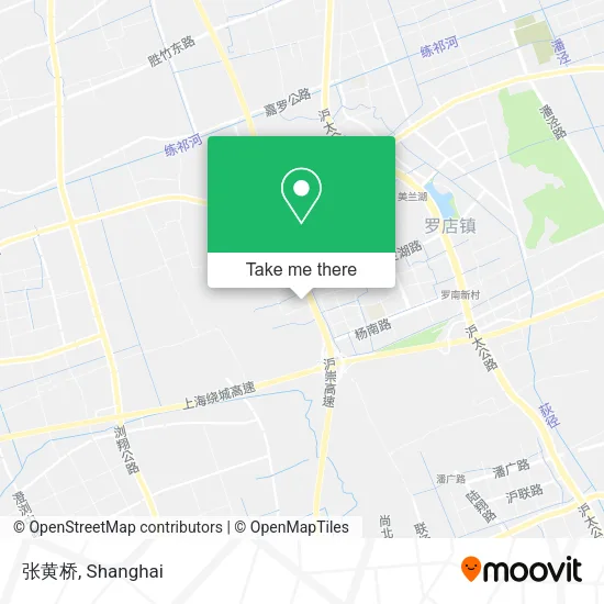 张黄桥 map