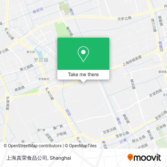 上海真荣食品公司 map