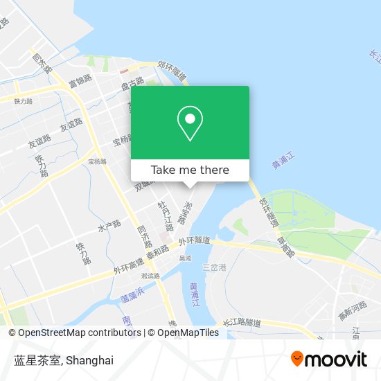 蓝星茶室 map