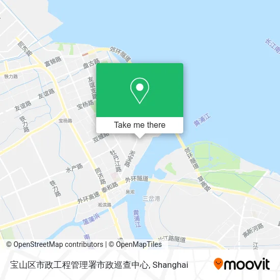 宝山区市政工程管理署市政巡查中心 map