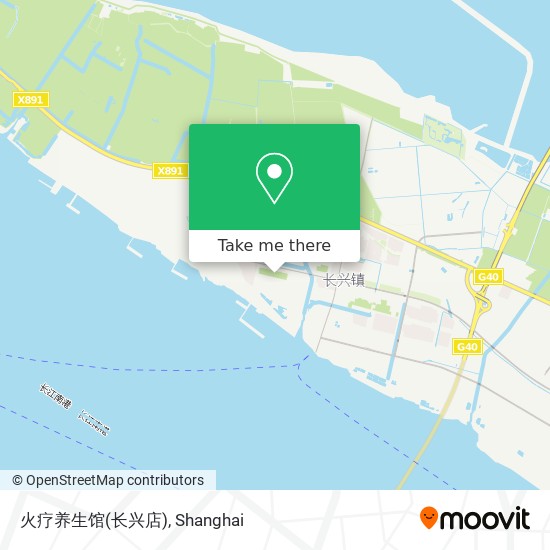火疗养生馆(长兴店) map