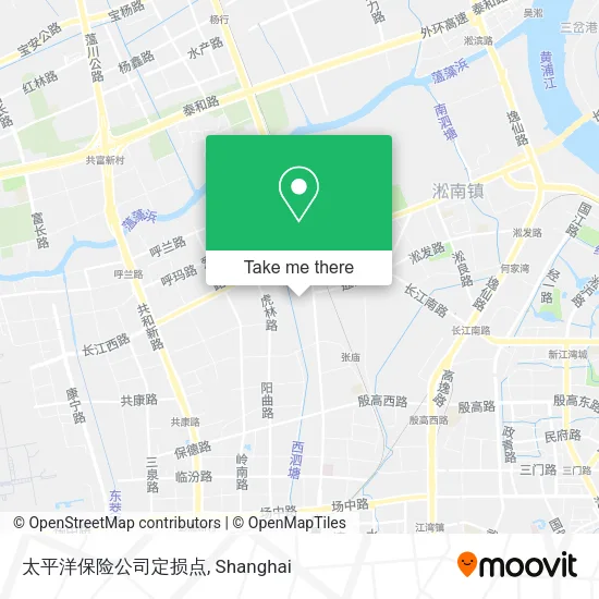 太平洋保险公司定损点 map
