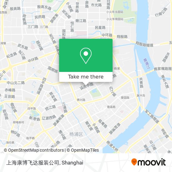 上海康博飞达服装公司 map