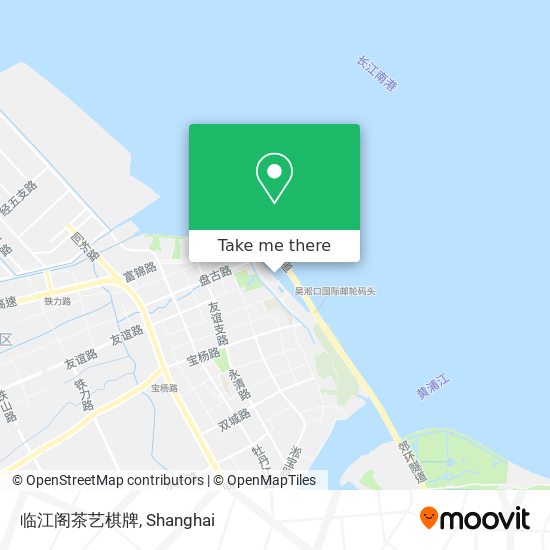 临江阁茶艺棋牌 map
