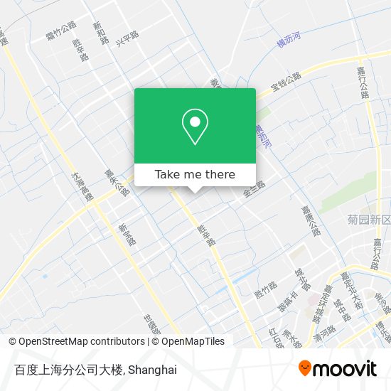 百度上海分公司大楼 map