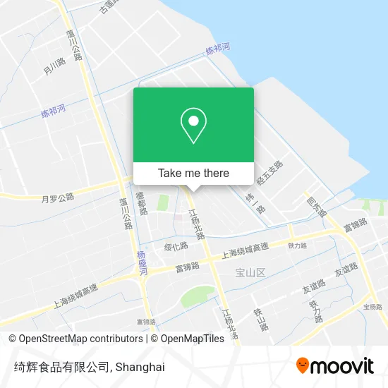 绮辉食品有限公司 map