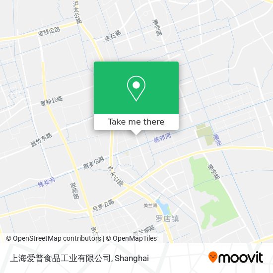 上海爱普食品工业有限公司 map