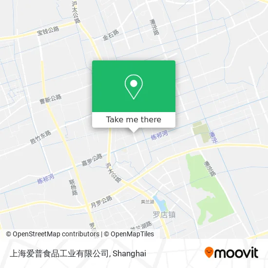 上海爱普食品工业有限公司 map