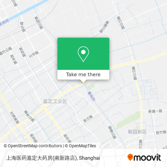 上海医药嘉定大药房(南新路店) map
