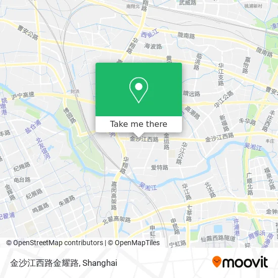 金沙江西路金耀路 map