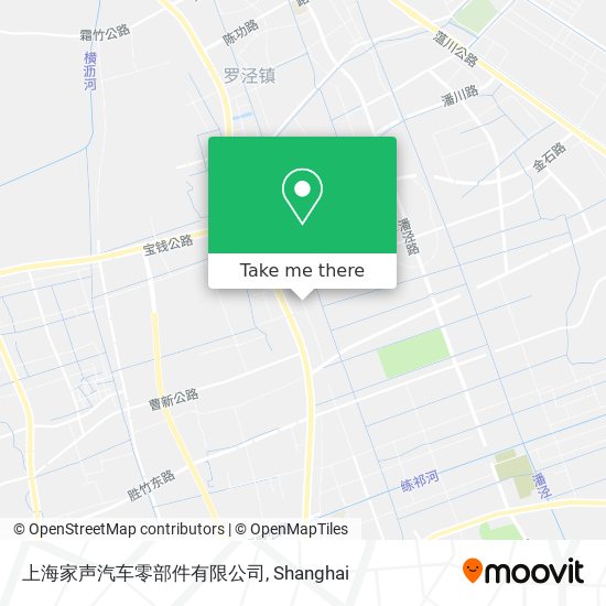 上海家声汽车零部件有限公司 map