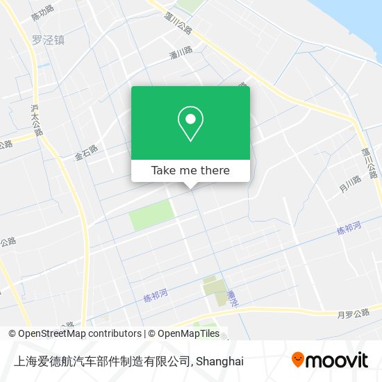 上海爱德航汽车部件制造有限公司 map