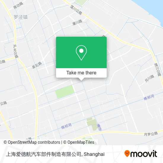 上海爱德航汽车部件制造有限公司 map