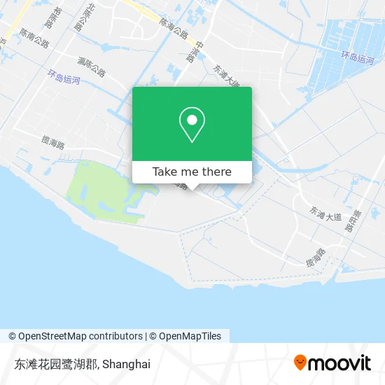 东滩花园鹭湖郡 map