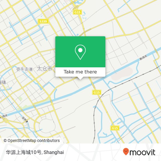 华源上海城10号 map
