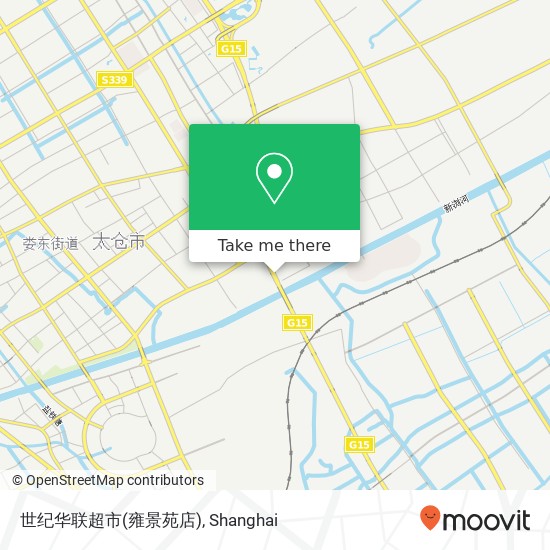 世纪华联超市(雍景苑店) map