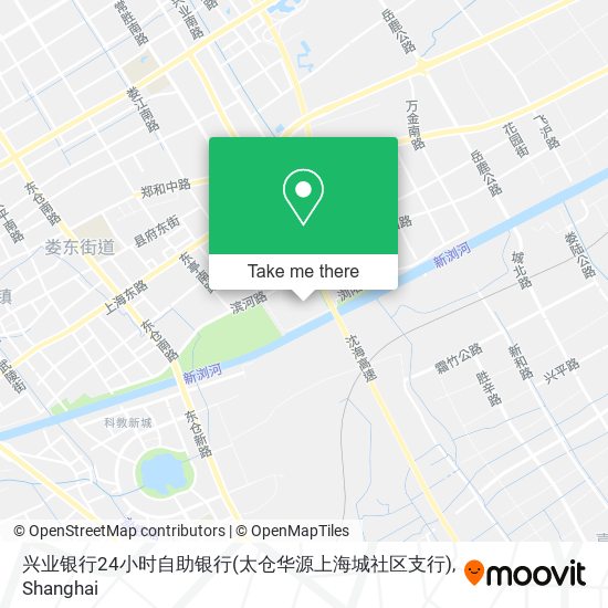 兴业银行24小时自助银行(太仓华源上海城社区支行) map