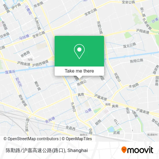 陈勤路/沪嘉高速公路(路口) map