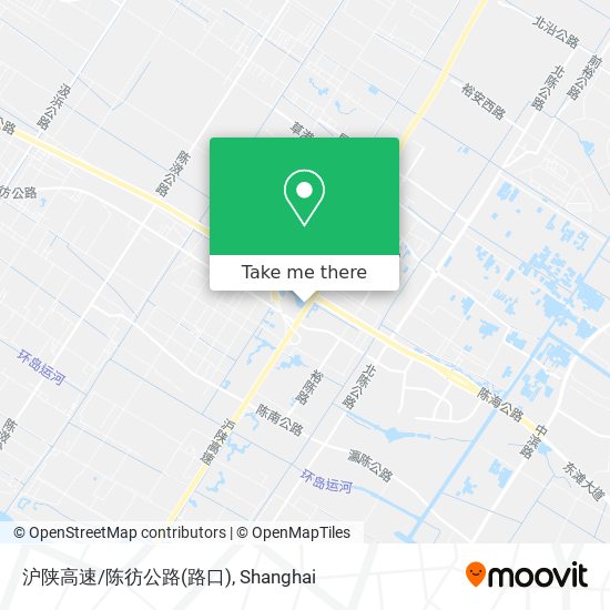 沪陕高速/陈彷公路(路口) map