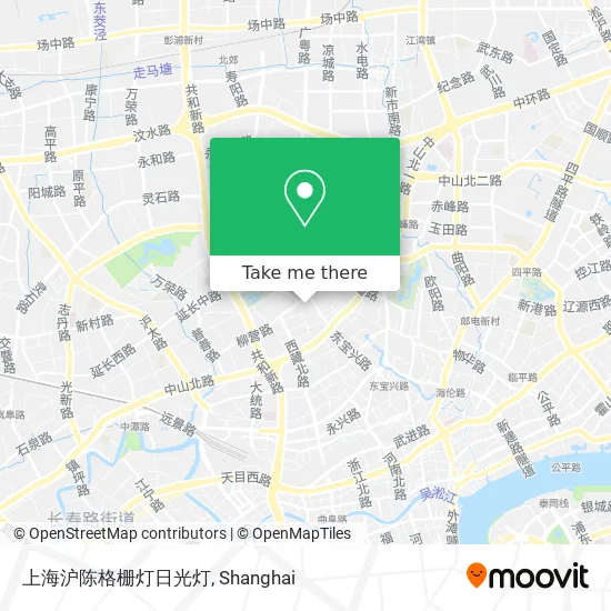 上海沪陈格栅灯日光灯 map