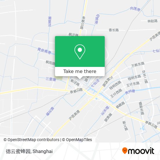德云蜜蜂园 map
