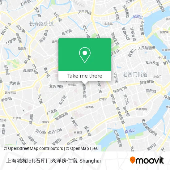 上海独栋loft石库门老洋房住宿 map