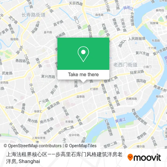 上海法租界核心区——步高里石库门风格建筑洋房老洋房 map