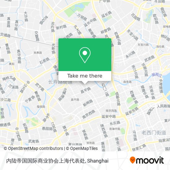 内陆帝国国际商业协会上海代表处 map