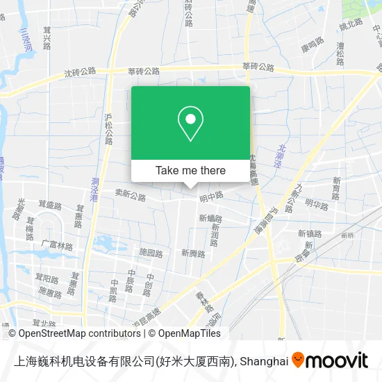 上海巍科机电设备有限公司(好米大厦西南) map