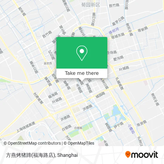 方燕烤猪蹄(福海路店) map