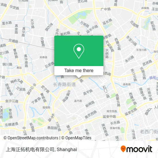 上海泛拓机电有限公司 map