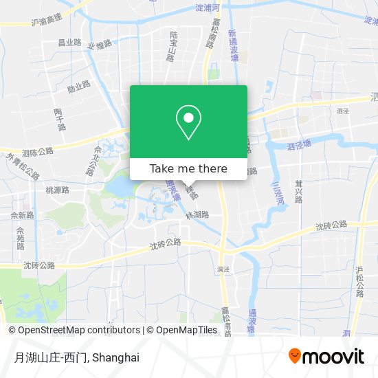 月湖山庄-西门 map