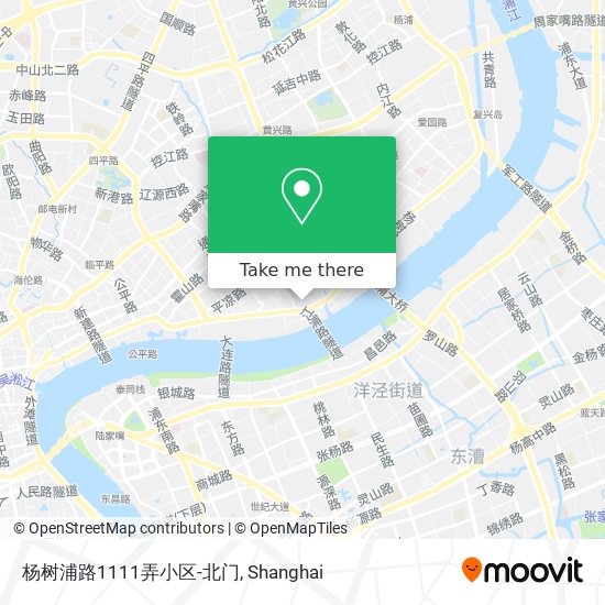杨树浦路1111弄小区-北门 map