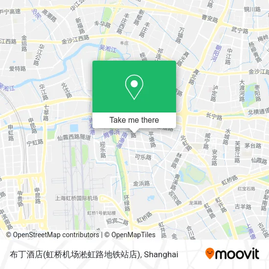 布丁酒店(虹桥机场淞虹路地铁站店) map