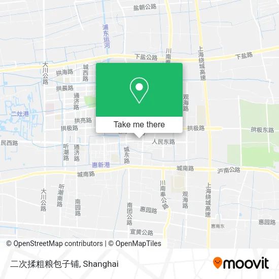 二次揉粗粮包子铺 map