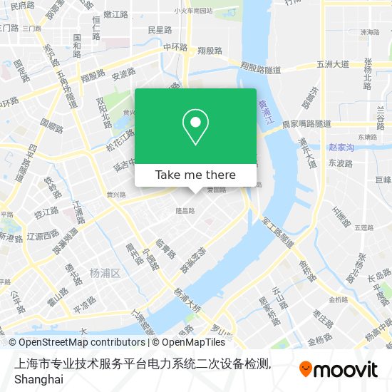 上海市专业技术服务平台电力系统二次设备检测 map