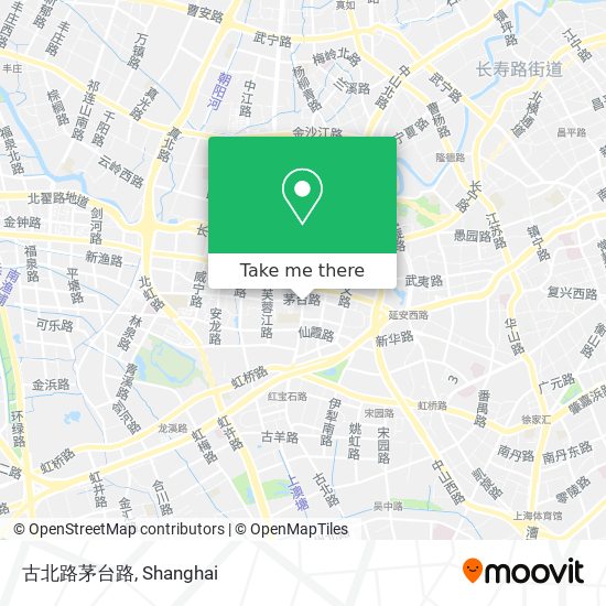 古北路茅台路 map