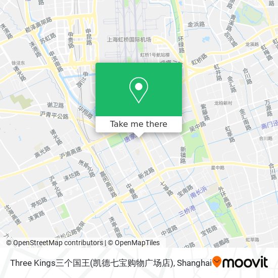 Three Kings三个国王(凯德七宝购物广场店) map