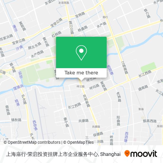 上海庙行-荣启投资挂牌上市企业服务中心 map